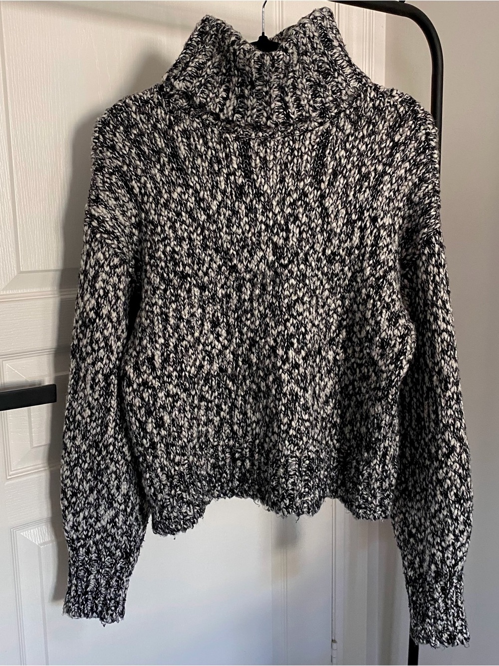 H&M Knit Marled Turtleneck Sweater